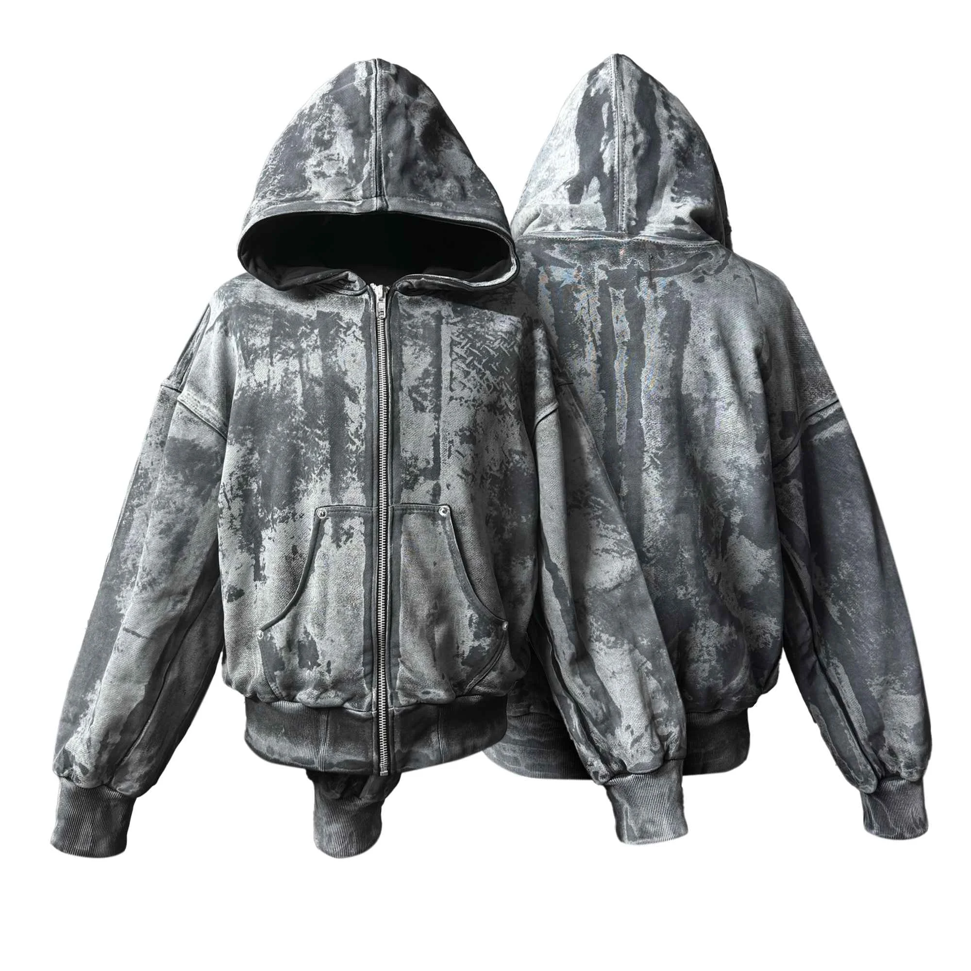 Zip Hoodie "GYPSUM"