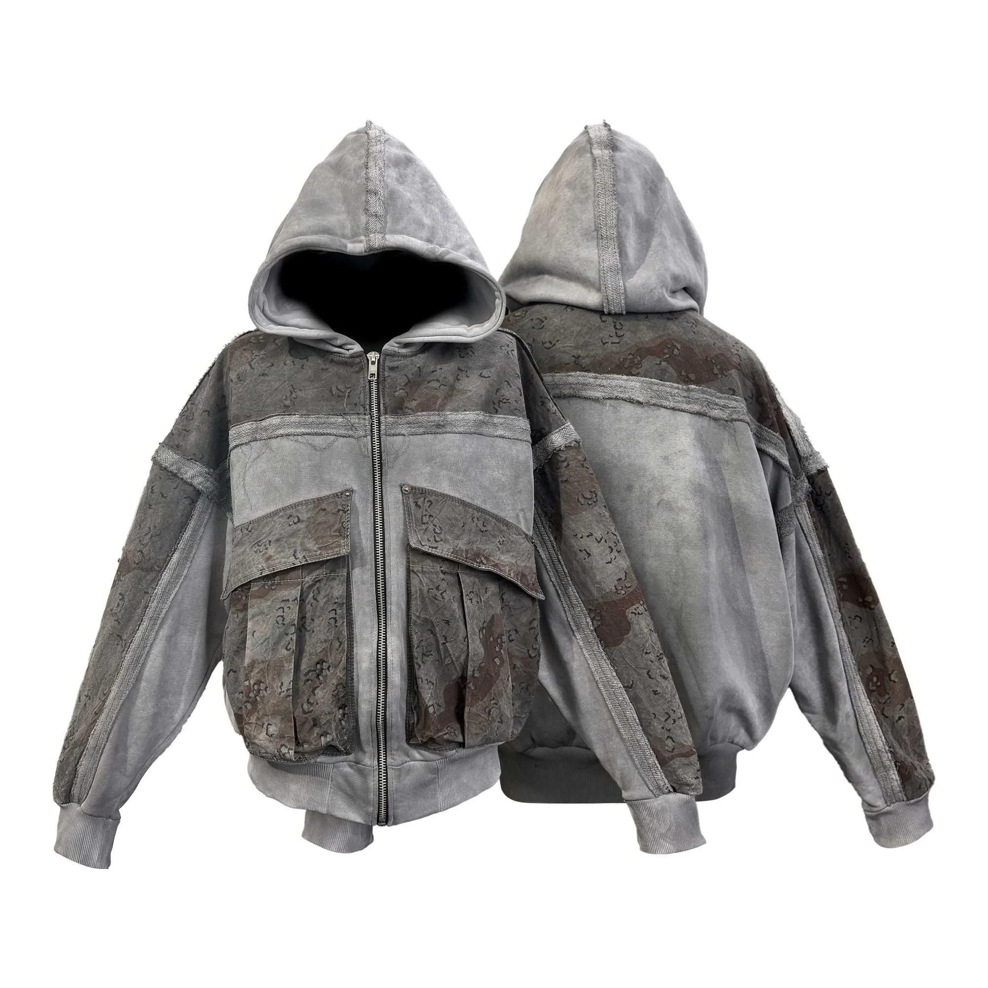 Zip Hoodie "PostNuclear" Cold Wash