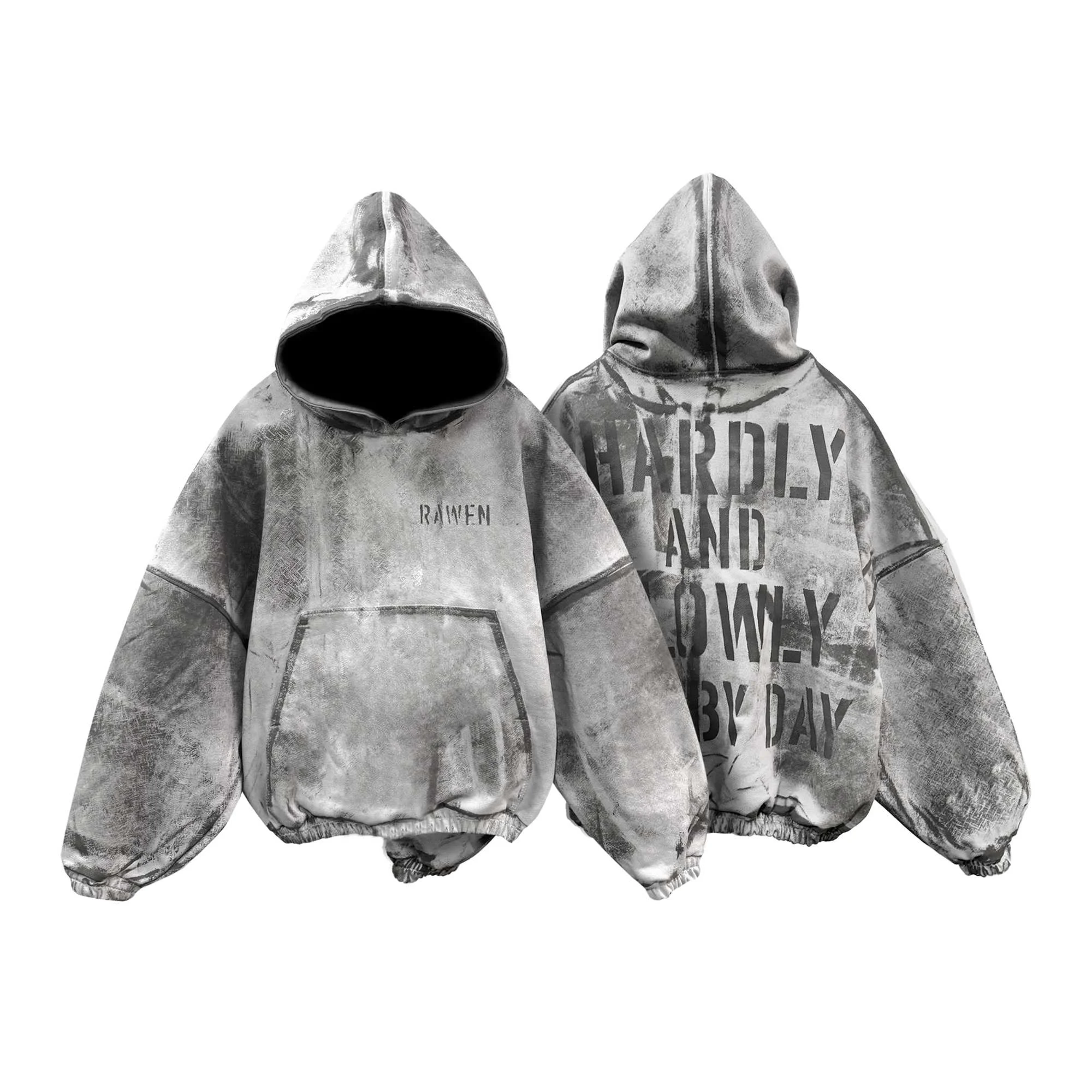 Hoodie "Hardly And Slowly" 500gr