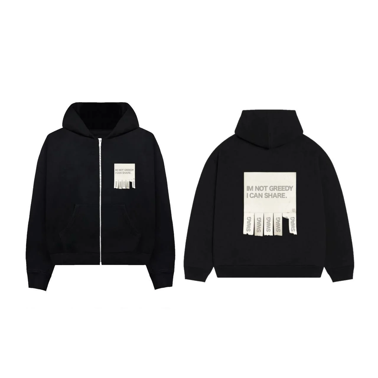 FARINJ zip hoodie swag